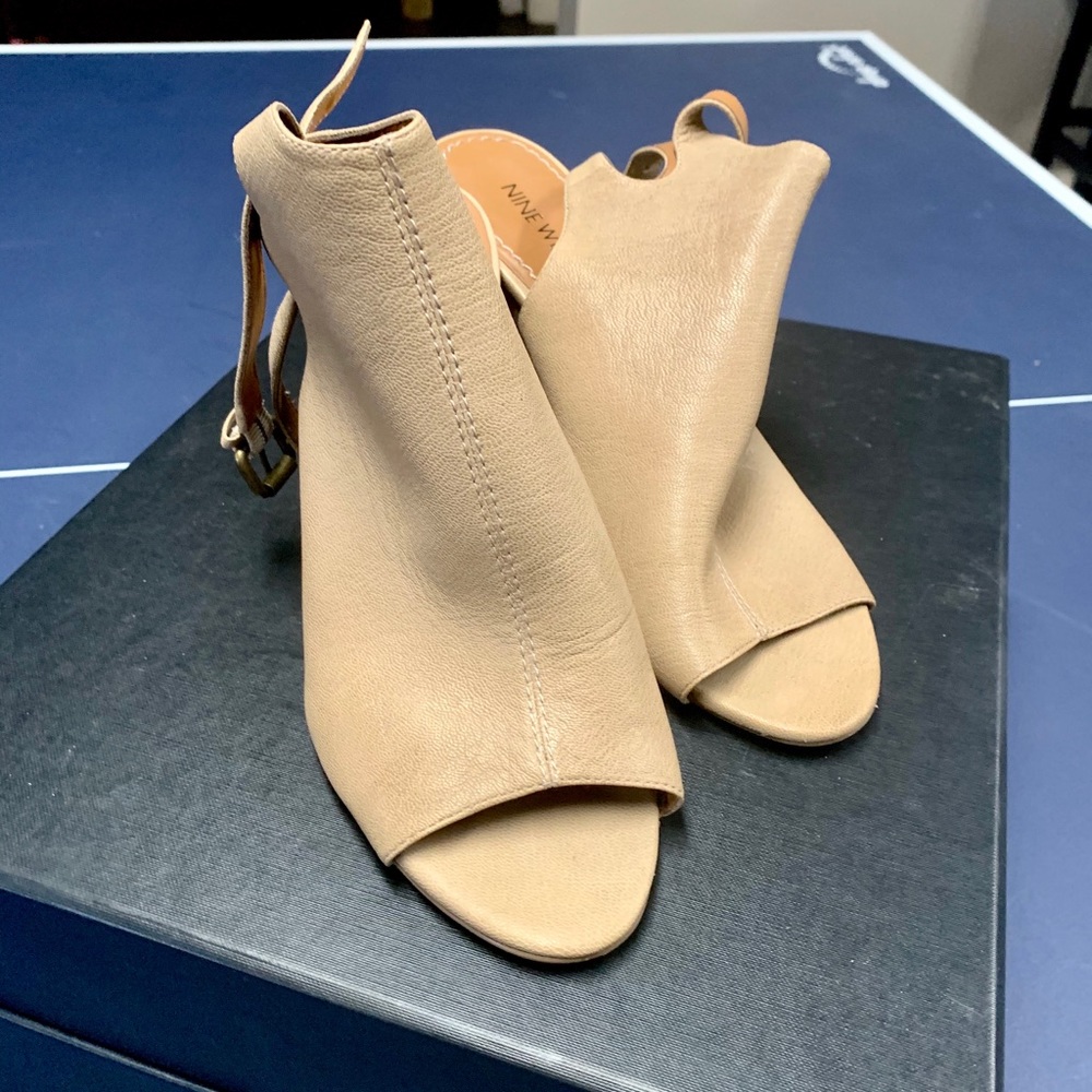 Tan summer heels